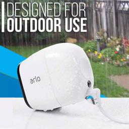 Wasserstein Weatherproof Quick Charge 3.0 Power Adapter for Arlo Pro, Pro 2 & Go (16 ft, 2-Pack, White) thumbnail 7