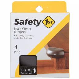 Safety 1st Espresso Foam Corner Bumpers, 4-Pack thumbnail 1