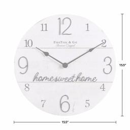 FirsTime & Co. FirsTime and Co. Home Sweet Home Farmhouse Shiplap Wall Clock, 15.5 in. thumbnail 3