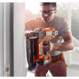 RIDGID 18V Cordless Brushless HYPERDRIVE 16-Gauge 2-1/2 in. Straight Finish Nailer Kit thumbnail 13