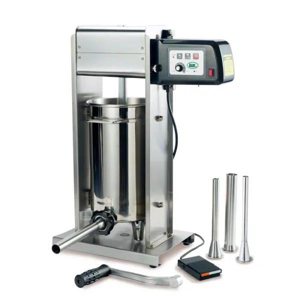 LEM Big Bite 30 lbs. Motorized Sausage Stuffer with Variable Speed and Foot Switch