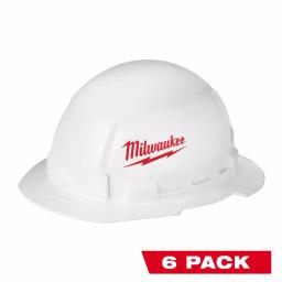 Milwaukee BOLT White Type 1 Class E Full Brim Hard Hat (6-Pack) thumbnail 1
