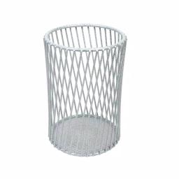Laura Ashley Speckled Cutlery Basket - White Utensil Holder thumbnail 1