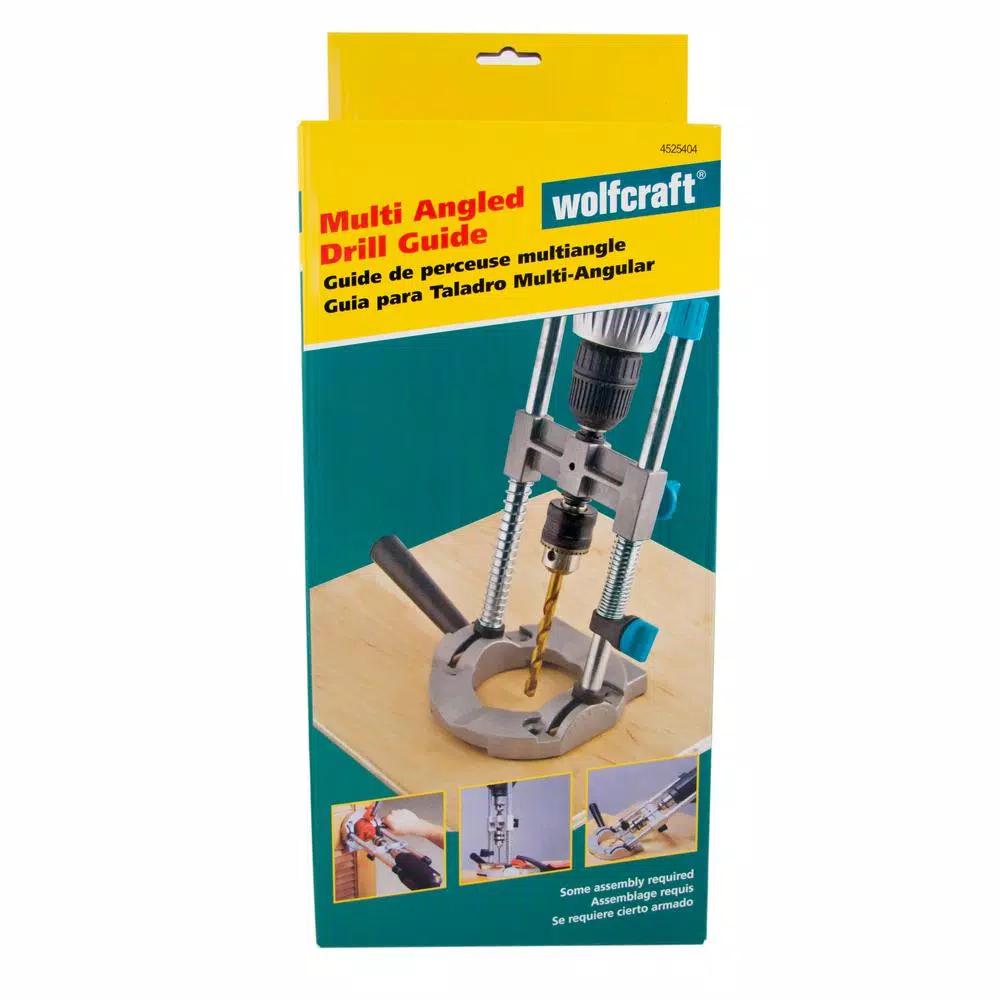 Wolfcraft Wolf Craft Multi-Angle Drill Guide with 3/8 in. Chuck and Cast Aluminum Base