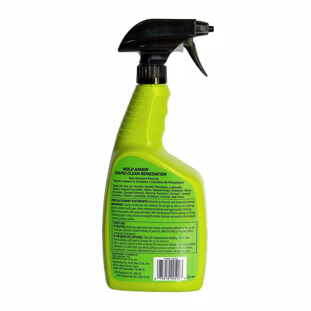 Mold Armor Rapid Clean Remediation Mold Removal Spray, 32 oz.