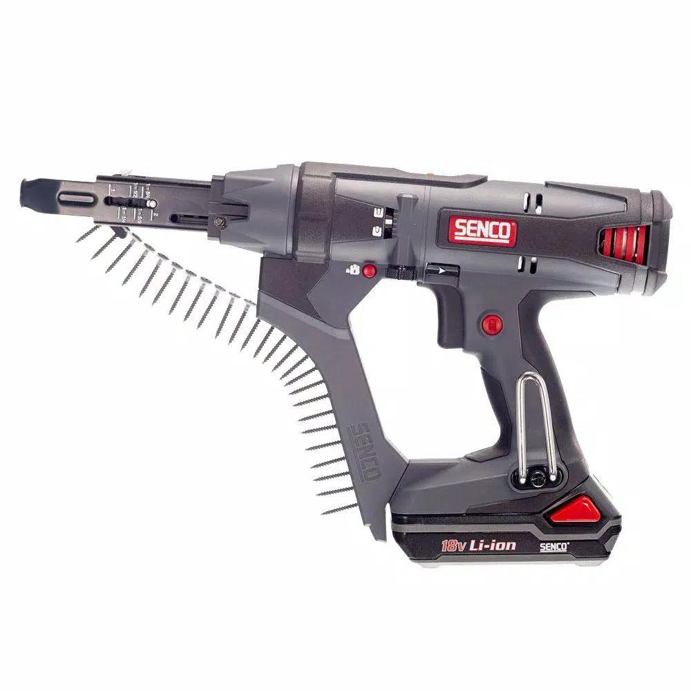 Senco DS212 18V Cordless Brushless Screw Gun with 2 Batteries and Charger