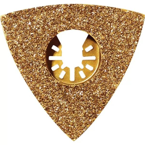 Rockwell Sonicrafter Triangular Carbide Grit Rasp Blade for Oscillating Tools