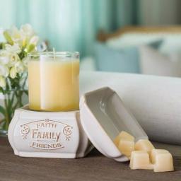 Candle Warmers Etc 5.2 in. Faith, Family, Friends 2-in-1 Classic Fragrance Warmer thumbnail 3