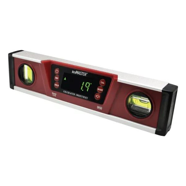 Calculated Industries AccuMASTER Pro 10 in. Digital Torpedo Level with Magnetic V-Groove and LED Display