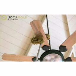 DocaPole 6-24 ft. Telescopic Extension Pole with Flexible Microfiber Ceiling Fan Duster Kit thumbnail 2