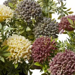 Pure Garden 10 in. Assorted Faux Flower Arrangement Set of 3 thumbnail 3