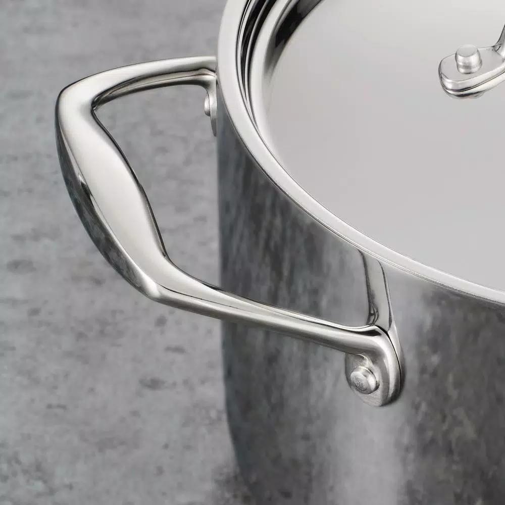 Tramontina Gourmet 6 Qt. Tri-Ply Clad Stainless Steel Covered Braiser