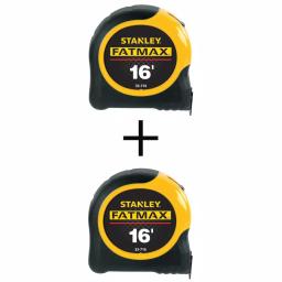 STANLEY FATMAX 16 ft. Tape Measure, 1-1/4 in. Wide Blade with Blade Armor thumbnail 1