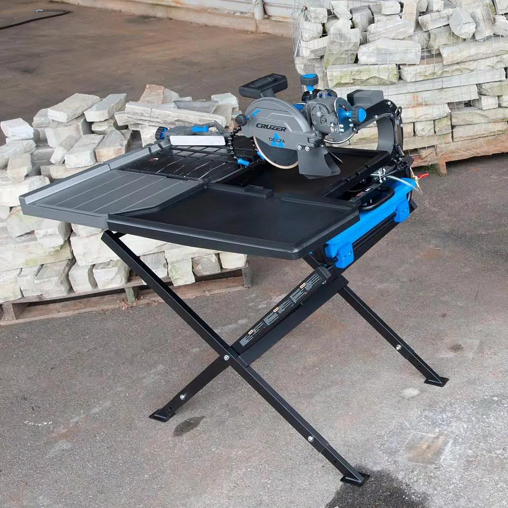 Delta Cruzer 10 in. Wet Tile Saw with Portable Folding Stand, 15 Amp