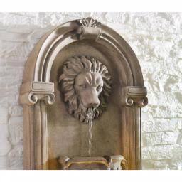 Kenroy Home Royal Resin Lionhead Wall Fountain - Sandstone Finish Mediterranean Outdoor Water Feature thumbnail 5