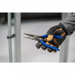 Southwire 8 in. Heavy-Duty Long-Nose Pliers with Side Cutter and Wire Stripper, Forged Steel thumbnail 3