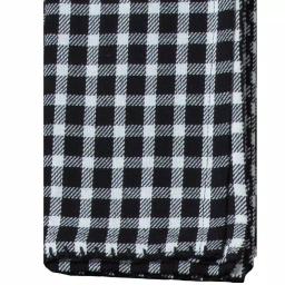 Kay Dee Black and White Gingham Cotton Napkins, 20 in. x 20 in. (4-Pack) thumbnail 2