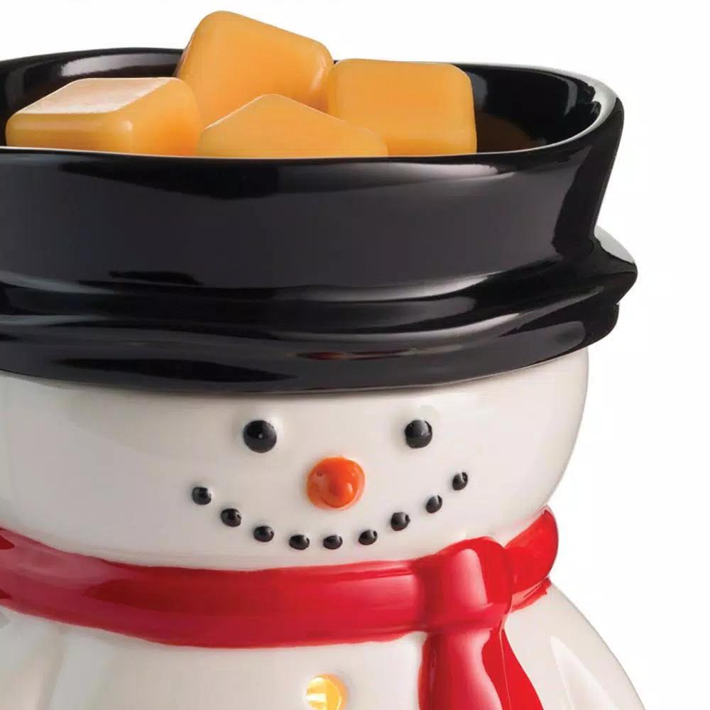 Candle Warmers Etc. 8.8 in. Frosty Illumination Fragrance Warmer