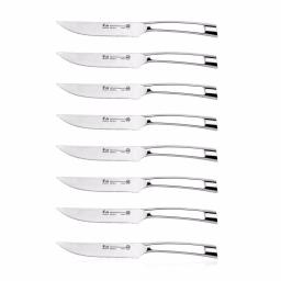 Cangshan N1 Series 5 in. Steak Knife Set with Acacia Wood Block, 9-Piece Set thumbnail 1