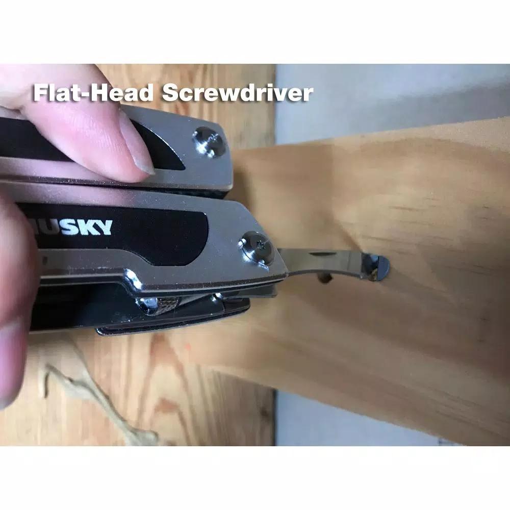 Husky 9-in-1 Plumber Multi-Tool with Built-in Flashlight