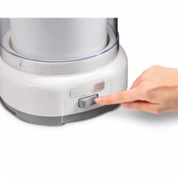 Hamilton Beach 1.5 Qt. Ice Cream Maker, White Countertop Frozen Dessert Machine thumbnail 5