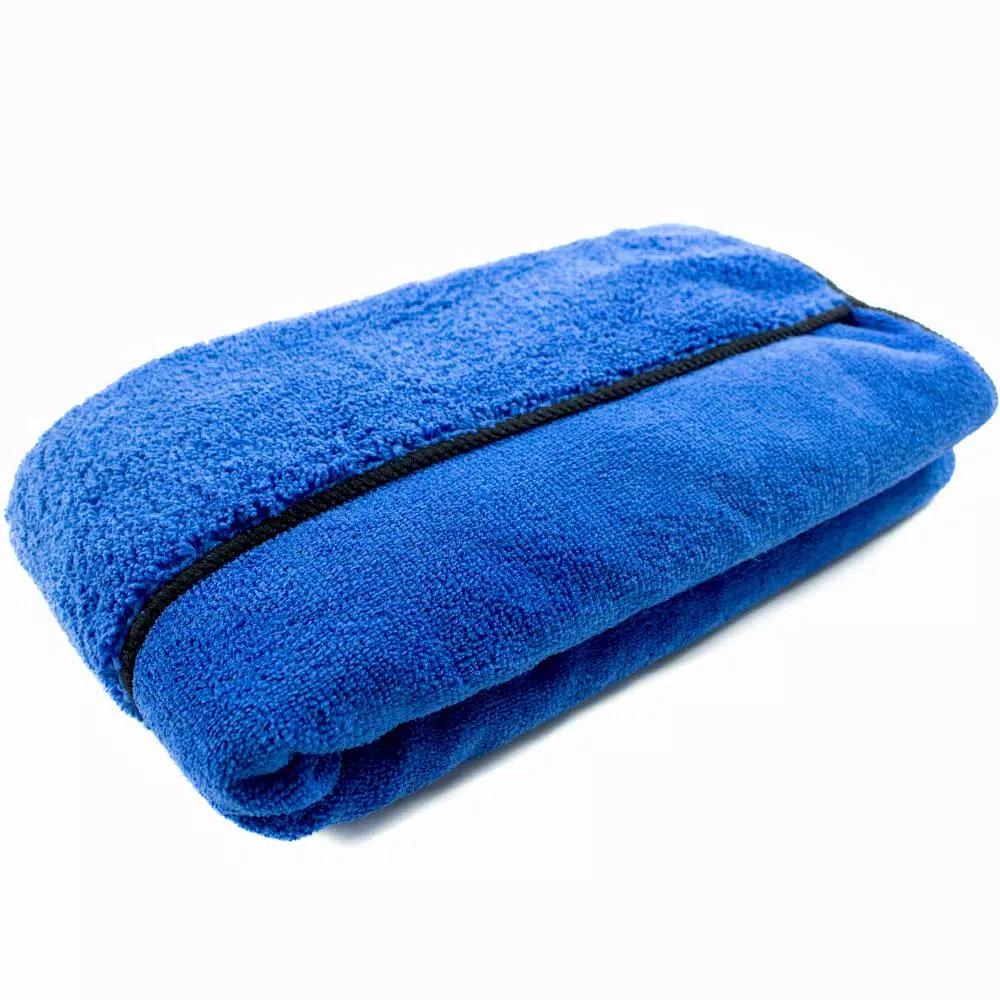 Zwipes Ultra Plush Extra Large Microfiber Drying Towel, Blue (2-Pack)