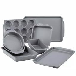 Farberware 8-Piece Nonstick Bakeware Set, Gray Steel thumbnail 2