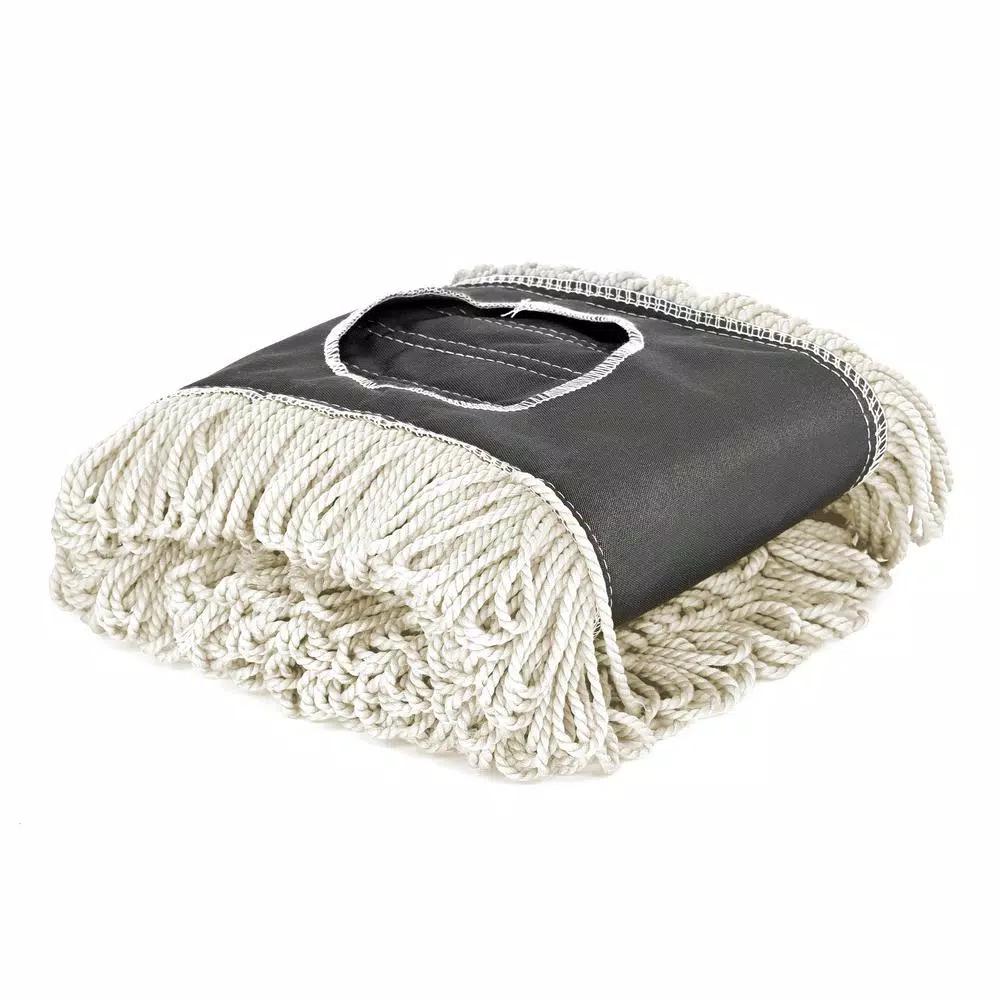 Alpine Industries 24 in. Cotton Dust Dry Mop Replacement Heads, 3-Pack