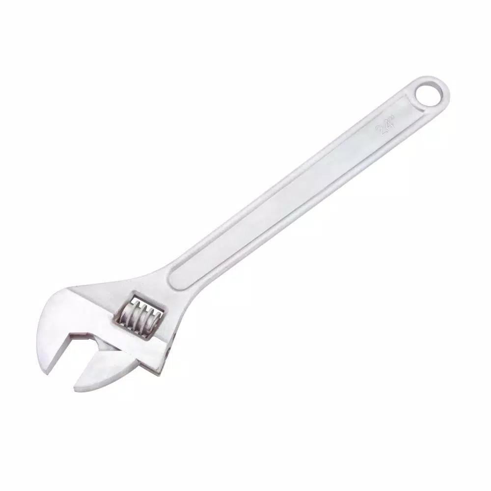 TEKTON 24 in. Adjustable Wrench, Drop Forged Carbon Steel