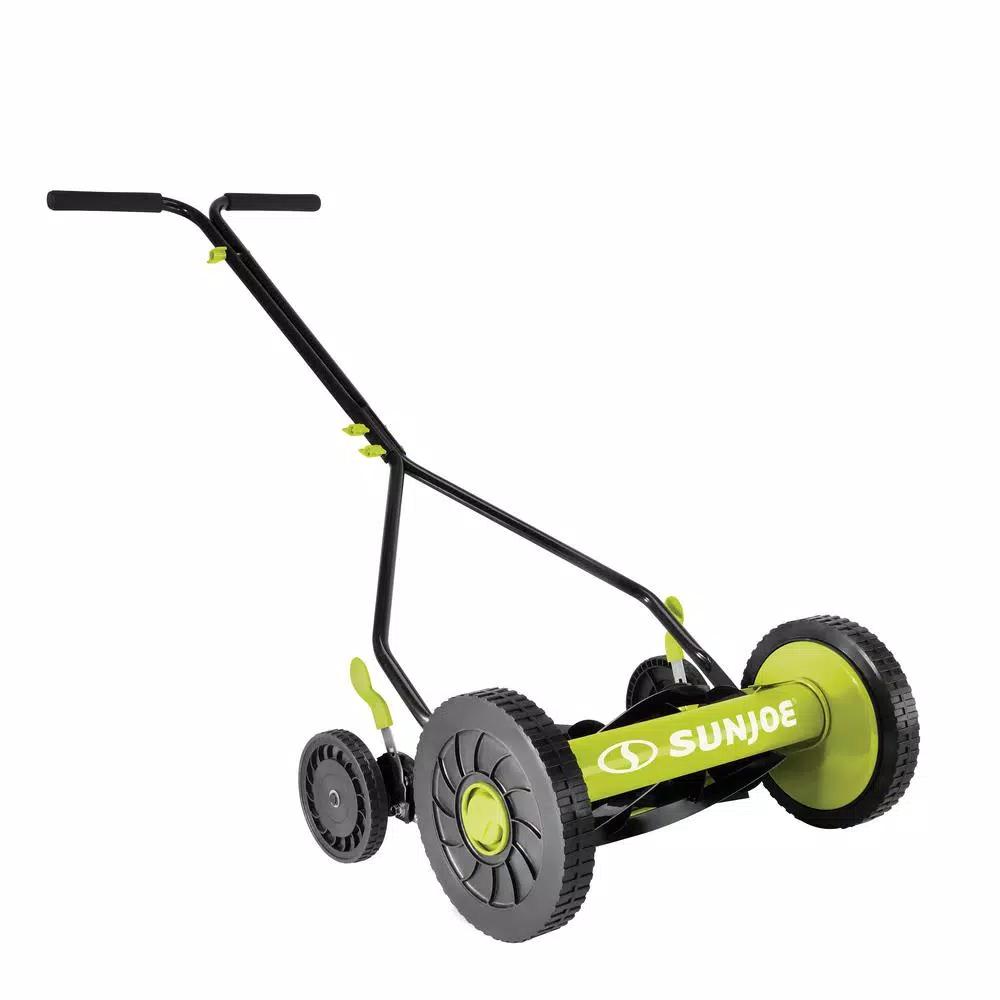 Unbranded Sun Joe MJ503M 14 in. Manual Push Reel Mower with 9-Position Height Adjustment