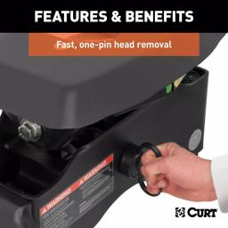 CURT A20 20K 5th Wheel Hitch - 20,000 lbs. Capacity thumbnail 2