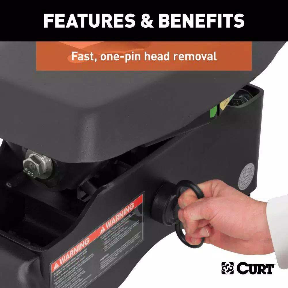 CURT A20 20K 5th Wheel Hitch - 20,000 lbs. Capacity