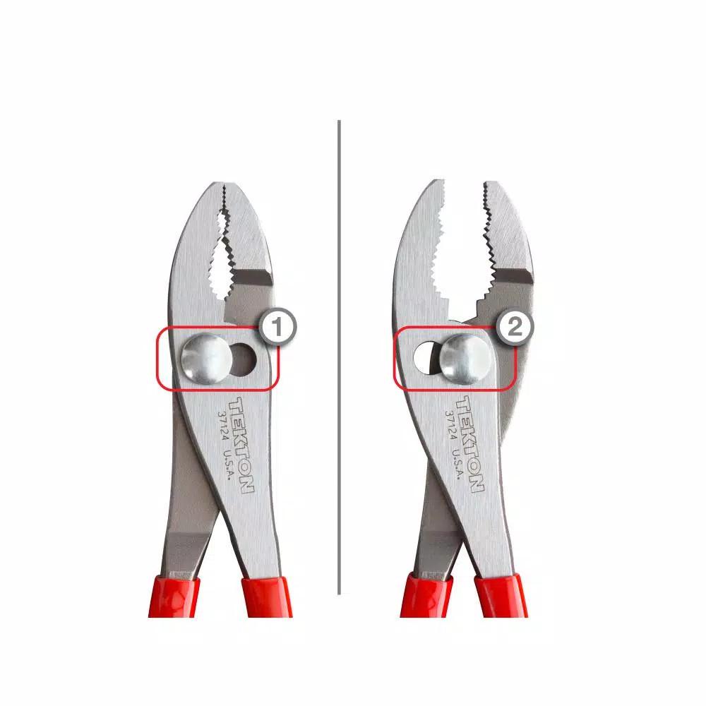 TEKTON 10 in. Slip Joint Pliers with Shear-Type Wire Cutter