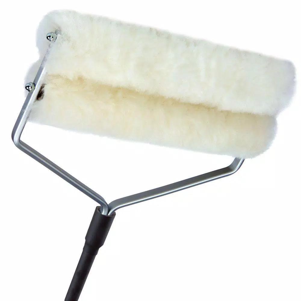 Wool Shop The Wool Shop All-Natural Lambswool Ceiling Fan Duster with 6ft Telescoping Pole