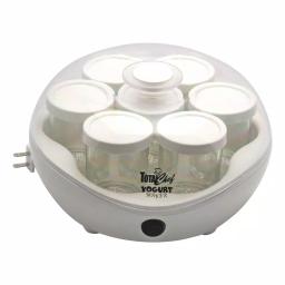 Total Chef 42 oz. Yogurt Maker with 7 Glass Containers, White thumbnail 1
