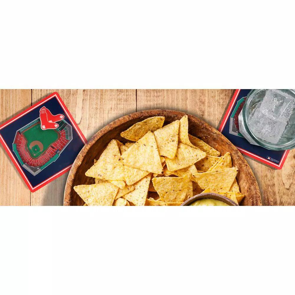 YouTheFan MLB Boston Red Sox StadiumViews 3D Acrylic Coasters, 2-Pack