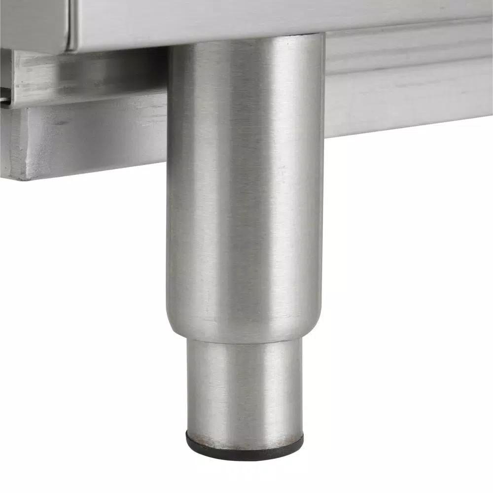 Magic Chef 48 in. Natural Gas Commercial Countertop Griddle, Stainless Steel