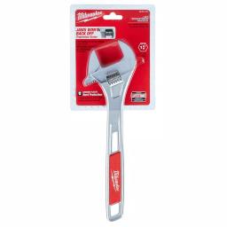 Milwaukee 12 in. Adjustable Wrench, Parallel Jaw, Chrome Plated thumbnail 2
