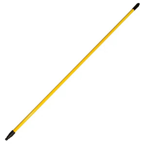Genuine Joe 60 in. Yellow Fiberglass Extension Handle for Brooms and Squeegees
