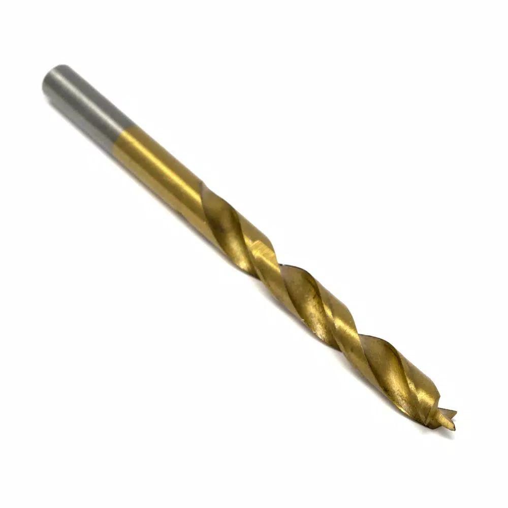 WEN 1/4 in. Wooden Doweling Kit with Titanium-Nitride Coated Brad-Point Drill Bit and 12 Fluted Birch Dowels