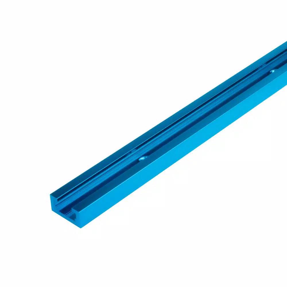 POWERTEC 36 in. Double-Cut Universal T-Track with Intersection Kit and Wood Screws