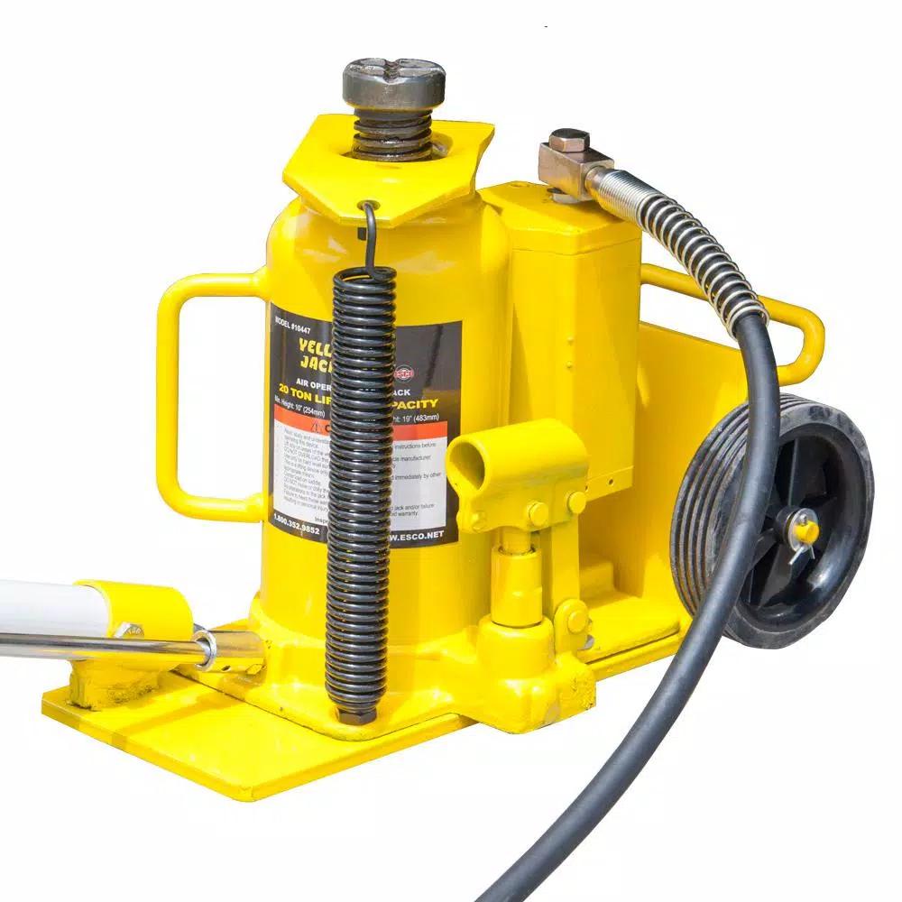 ESCO 20-Ton Air/Manual Hydraulic Bottle Jack Cart, Model 10447