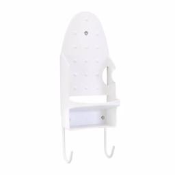 Woolite Wall Mount Iron and Ironing Board Organizer, Heat Resistant, White thumbnail 1