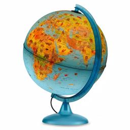 Waypoint Geographic Safari Explorer Blue Oceans Animals Illuminated Desktop Globe for Kids thumbnail 2