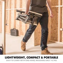 Evolution Power Tools Evolution Compact Folding Miter Saw Stand with Quick Release Mounting Brackets thumbnail 4