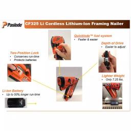 Paslode 16-Gauge Cordless Lithium-Ion Angled Finish Nailer Kit thumbnail 5