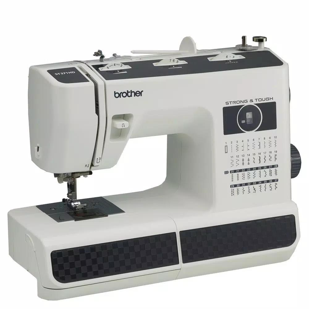 Brother ST371HD 37-Stitch Sewing Machine with 6 Presser Feet and Drop Feed Feature