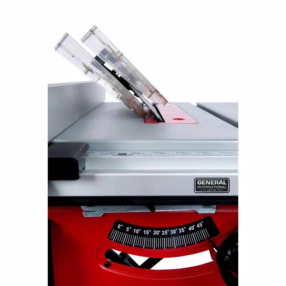 General International 10 in. 15 Amp Commercial Benchtop Table Saw