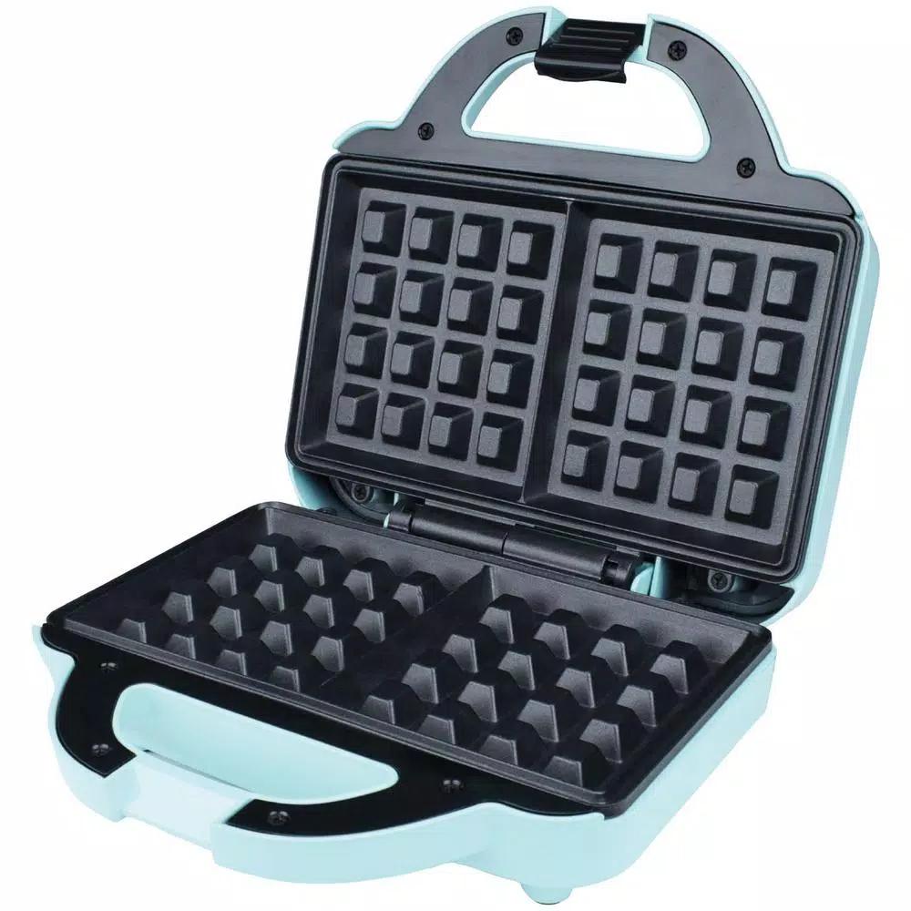 Brentwood Appliances Couture Purse Blue Nonstick Dual Waffle Maker