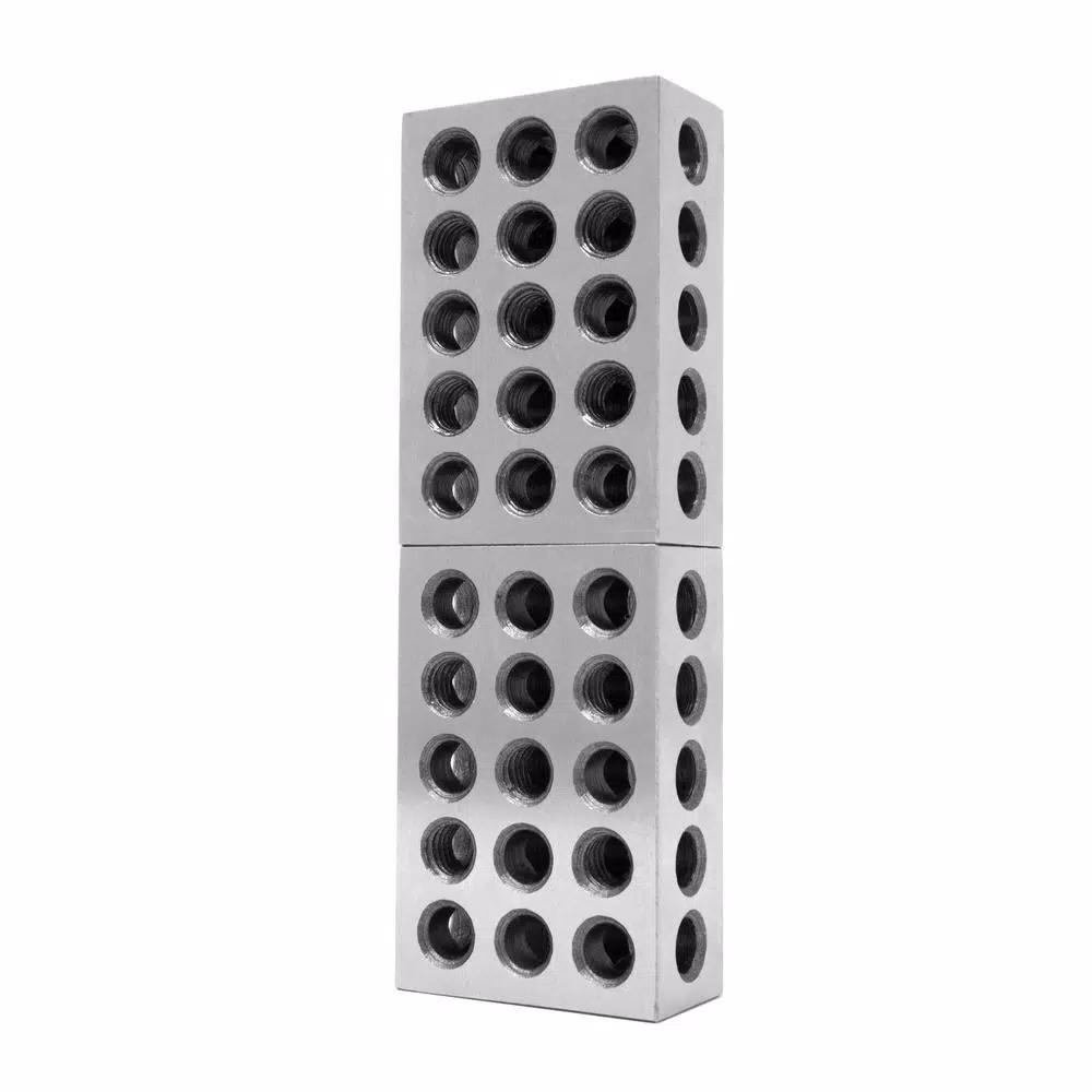 WEN Metric 1-2-3 Gauge Blocks, Hardened Steel Precision Set (2-Pack)